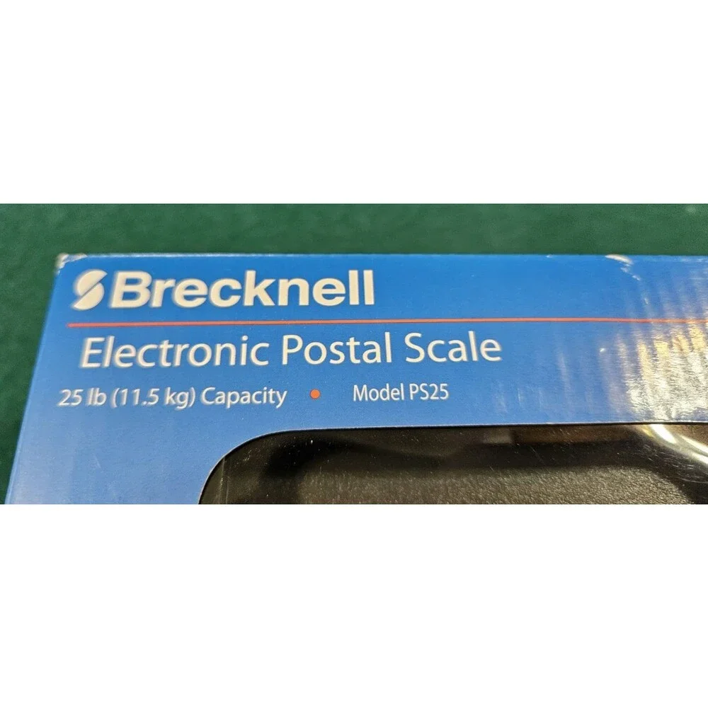 NEW Electronic DIGITAL Postal Scale Brecknell PS25 25 lb x .2 lb Grey portion